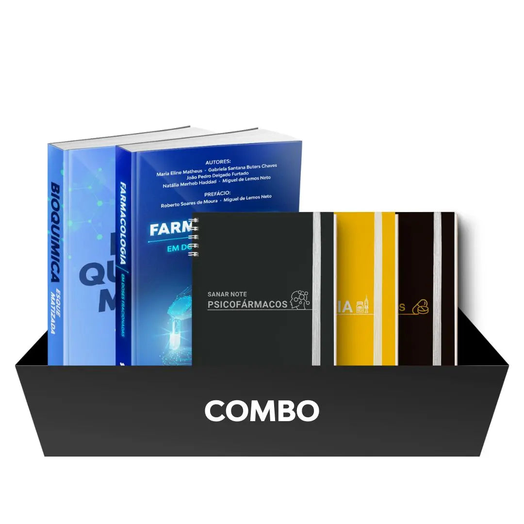 Combo: Guias práticos da saúdo (5 Livros) - Livro Técnico Sanar Saúde